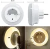 Gniazdo lampki nocnej LED z czujnikiem zmierzchu, lampka Podgląd zdjęcia produktu 7