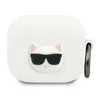 A white AirPods 3 case with a Choupette cat design. Podgląd zdjęcia produktu