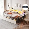 okwish Jugendbett 90x200 Eisenbett ohne Matratze,Schlafsofa Produktbild-Vorschau 3