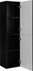 RODAN | Hochschrank - 136 cm - Schwarz - Hochwertige Produktbild-Vorschau 4