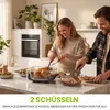 Tragbare Air Fryer Heißluftfritteuse, 4 l+4 l, 4-in-1: Produktbild-Vorschau 4