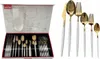 A set of cutlery in its packaging and a separate display of the cutlery. Anteprima dell’immagine prodotto
