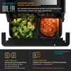 Arendo Heißluftfritteuse Doppelkammer XXL , Airfryer mit 2 Produktbild-Vorschau 4
