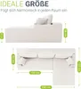 Juskys Sofa Coredo - Creme, moderne Couch aus Cord mit Produktbild-Vorschau 7