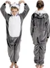 Pigiama Onesie Kigurumi Costume Travestimento Grigio Husky Anteprima dell’immagine prodotto 3