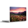 MuchoWow® Laptop Aufkleber Sticker Cover Blumen - Berge - Produktbild-Vorschau 1