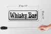 Blechschild Whisky Bar 27x10cm Wand Bar Schnaps Man Cave Produktbild-Vorschau 5