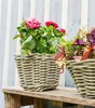 Pflanzkorb "Koboo Grey" aus Rattan, quadratisch, grau, Produktbild-Vorschau 2