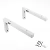 2x Wandkonsole Waschtischhalterung Regalträger Weiß 350 mm Produktbild-Vorschau 2