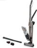 A cordless vacuum cleaner and its accessories are displayed against a white background. Produktbild-Vorschau