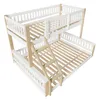 A bunk bed with a pull-out bed, shown from a high angle against a white background. Produktbild-Vorschau