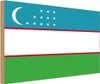 vianmo Holzschild 30x40 cm Usbekistans Uzbekistan Flagge Produktbild-Vorschau 1