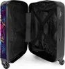 NoBoringSuitcases.com® Veľký kufor - Lebka - Neon - Dúha - Náhľad obrázku produktu 4
