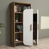 Skye Decor, Form - Walnut, White, Bücherregale, Nussbaum, Produktbild-Vorschau 4