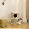 PawHut Tonneau à gratter pour chat arbre à chat sisal Voir les images du produit 2