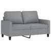 vidaXL 2-osobowa sofa jasnoszara 120 cm tkanina Podgląd zdjęcia produktu 1