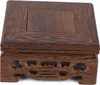 Houten voetstuk, 8x8x3,7 cm, vintage decoratie, Productafbeelding-voorbeeld 4