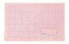 Schneidematte 3-lagig und selbstheilend rot orange 30x45cm Produktbild-Vorschau 2