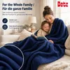 Betz Fleecedecke 130x170 cm 180g/m² – Wohndecke & Produktbild-Vorschau 3