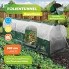 A garden folientunnel (plastic tunnel) with tomatoes growing inside, set up in a garden with plants around it. Anteprima dell’immagine prodotto