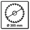 Lame de scie à onglet Makita EFFICUT 305 x 30 mm - 100 Voir les images du produit 4