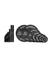 ATLETICA Iron Plates Set | 157,5 kg ∣ 2 x 1,25 kg | 2 x 2,5 Produktbild-Vorschau 3
