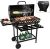 TEENO Chariot à Barbecue de Bois,Grill XXL à Charbon avec Voir les images du produit 1