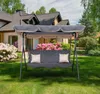 Aga MAJKA Hollywoodschaukel Dunkelgrau, Gartenschaukel 200 Produktbild-Vorschau 4