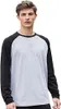 Skinnifit Herren Raglan Baseball T-Shirt, langärmlig RW4742 Produktbild-Vorschau 2