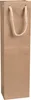 Papiertragetaschen 8 x 30 x 6 cm, Braun, Flaschentasche, Produktbild-Vorschau 1
