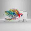 Bild auf Leinwand - Leinwandbild - Parrot Flügel Federn Produktbild-Vorschau 3