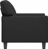 vidaXL Sessel Schwarz 60 cm Kunstleder Produktbild-Vorschau 5