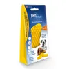 Pet+Me Spazzola per cani a pelo corto giallo Anteprima dell’immagine prodotto 1
