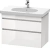 Waschtischunterbau DURASTYLE 453x800x610mm taupe/basalt Produktbild-Vorschau 1
