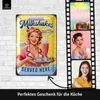 LANOLU Retro Blechschild Küche MILKSHAKE - Vintage Küchen Produktbild-Vorschau 2