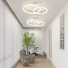ZMH LED plafoniera plafoniera camera da letto 2 anelli Anteprima dell’immagine prodotto 7