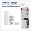 Heikoeco® Klappbares Schuhregal, Faltbare Schuhboxen Produktbild-Vorschau 4