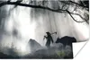 MuchoWow® Poster Kühe - Wald - Licht 180x120 cm - Produktbild-Vorschau 1