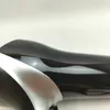 A close-up view of a black and silver hair dryer. Produktbild-Vorschau