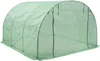 A green greenhouse tunnel on a white background. Podgląd zdjęcia produktu
