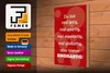 Holzschild Spruch 20x30cm Du bist Einzigartig Produktbild-Vorschau 4