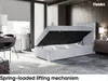 MEBLINI Boxspringbett mit Bettkasten - Gepolstert Produktbild-Vorschau 3