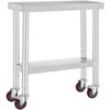 Edelstahl Catering Arbeitstisch 30''x12''x34'' - Robust bis Produktbild-Vorschau 9