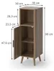 Midischrank Vicco Skara Eiche 30 x 90 cm, Model 58705 Produktbild-Vorschau 2