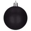 A single black Christmas ornament is shown against a white background. Náhľad obrázku produktu