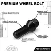 20 wielbouten M12x1,25, 24 mm conische schroefdraad, 60°, Productafbeelding-voorbeeld 6