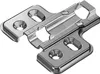 HETTICH Veosys Kreuzmontageplatte, Distanz 0mm, Edelstahl Produktbild-Vorschau 1