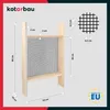 KOTARBAU® Durchwurfsieb 3x3mm Gartensieb 80x50cm Sieb für Produktbild-Vorschau 3