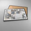 Gerahmtes Poster - Schwarzer Rahmen - Geometrie Kunst Stein Produktbild-Vorschau 3