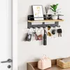 YORBAY Schlüsselhalter Schlüsselbrett mit Holzablage, 7 Produktbild-Vorschau 6